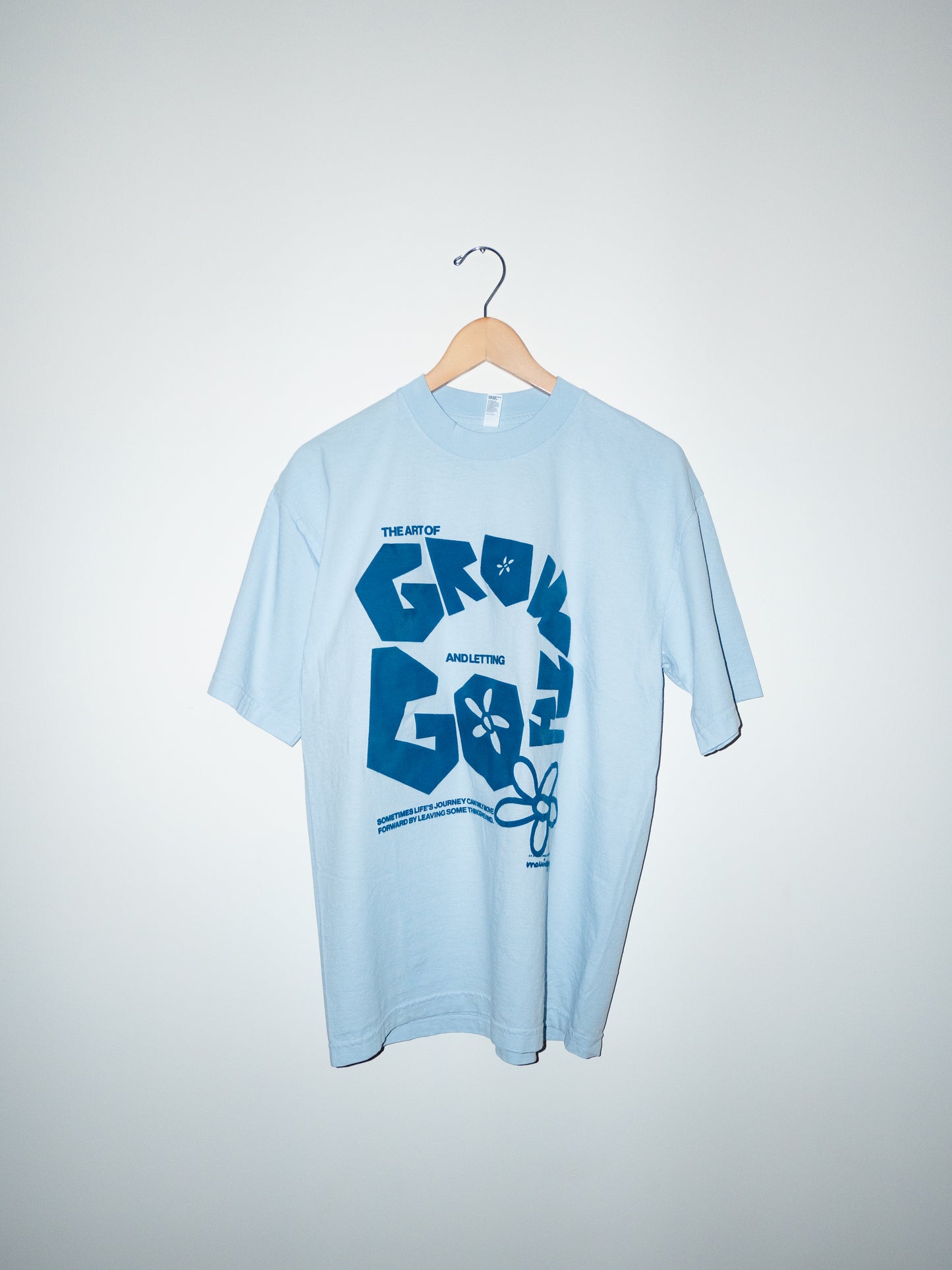 0.04 Art of Letting Go Light Blue Tee