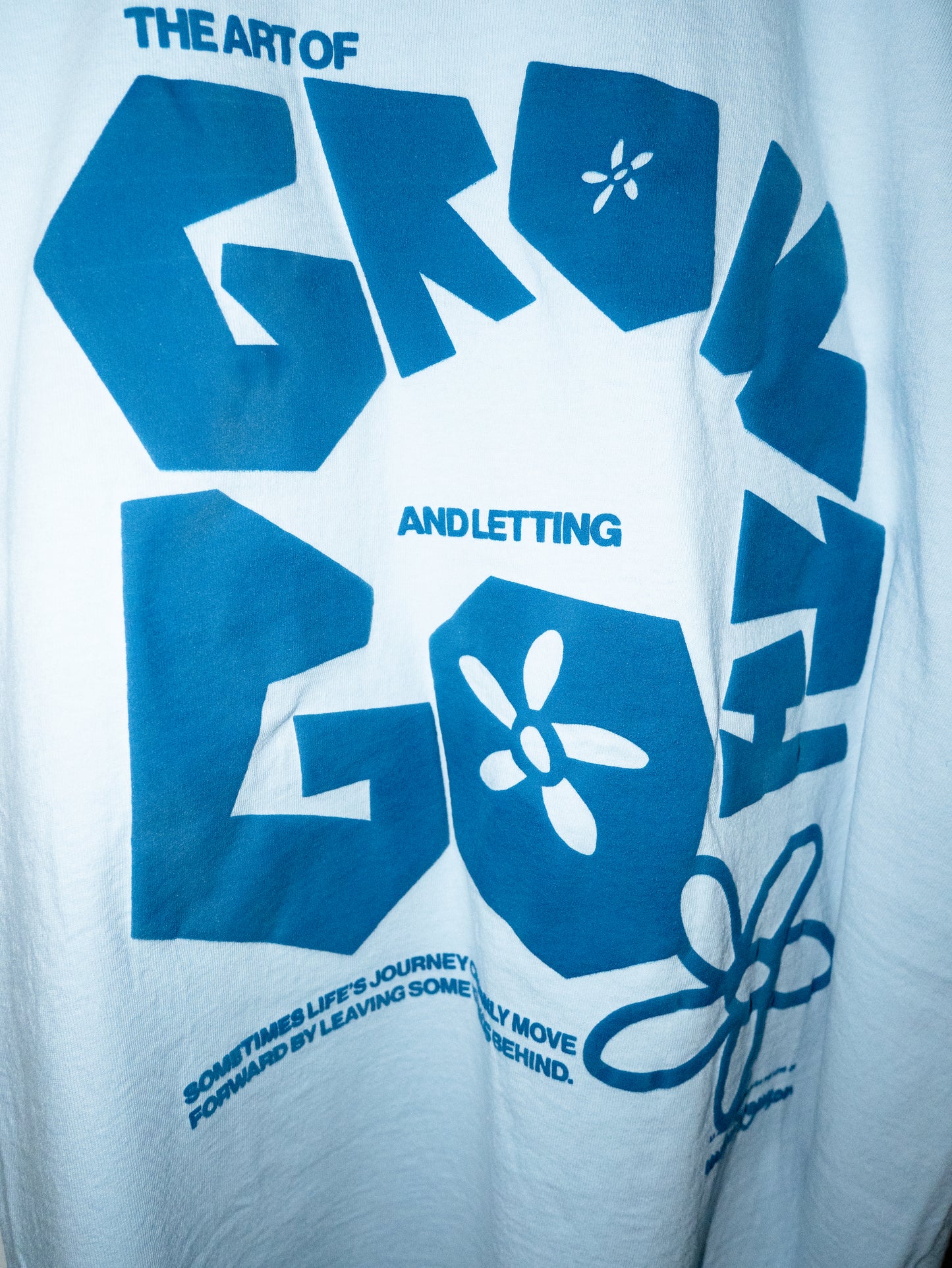 0.04 Art of Letting Go Light Blue Tee