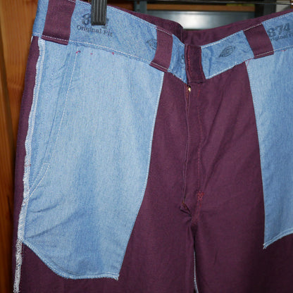 0.17 Upcycled Reverse Dickies Burgundy Pants