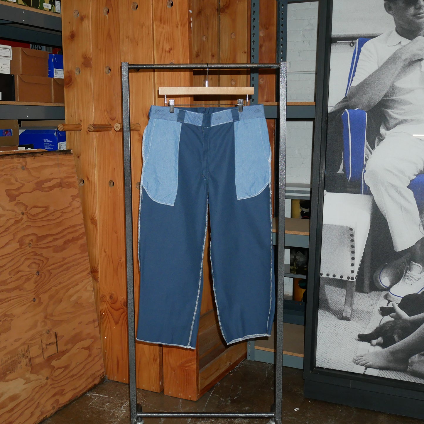 0.18 Upcycled Reverse Dickies Navy Pants